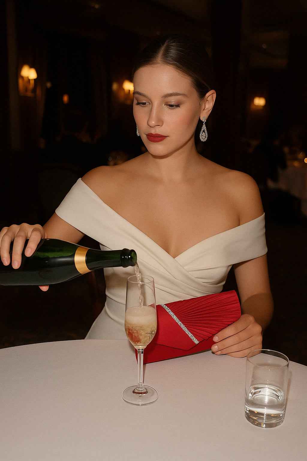 Venezia Rouge Clutch